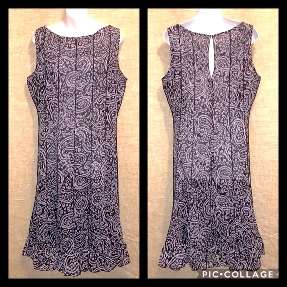 ⭐️3 for $29 EUC Sandra Darren Sleeveless Sheer Dress - Picture 2 of 13